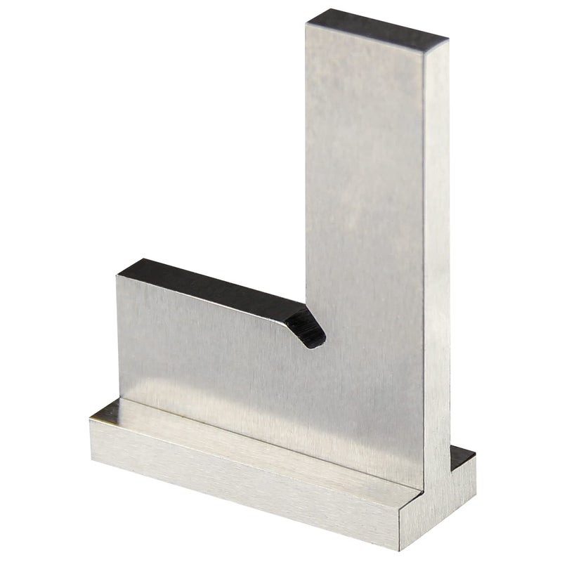 Boomgood Precision Machinist Square 2 Inch Engineer Square 90 Degree Right Angle Ruler Ground Hardened Steel with Seat 2 x 1.6 Inch - Image 2